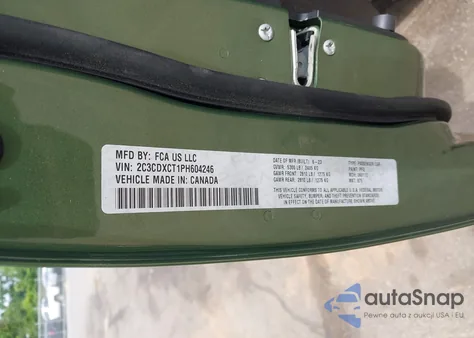 2023 Dodge Charger R/T z USA, uszkodzony, nr VIN 2C3CDXCT1PH604246